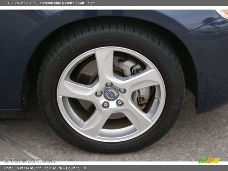Caspian Blue Metallic / Soft Beige 2012 Volvo S60 T5