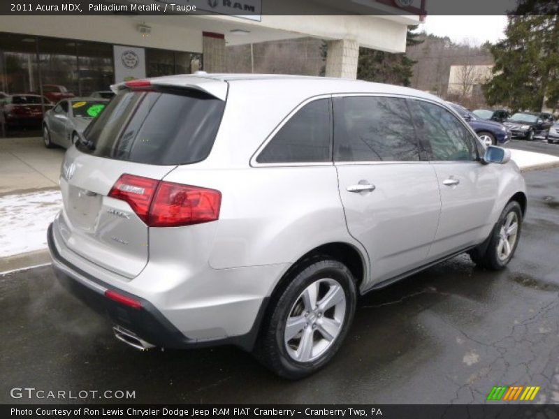 Palladium Metallic / Taupe 2011 Acura MDX
