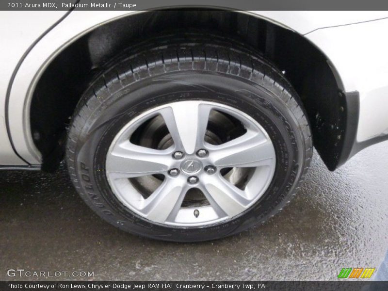 Palladium Metallic / Taupe 2011 Acura MDX