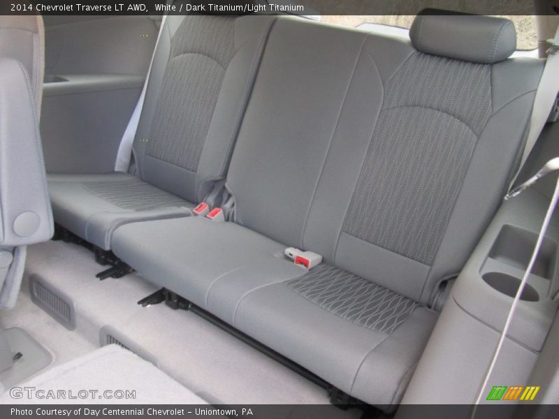 White / Dark Titanium/Light Titanium 2014 Chevrolet Traverse LT AWD