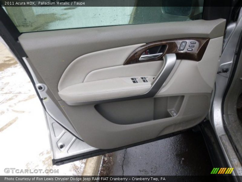 Palladium Metallic / Taupe 2011 Acura MDX