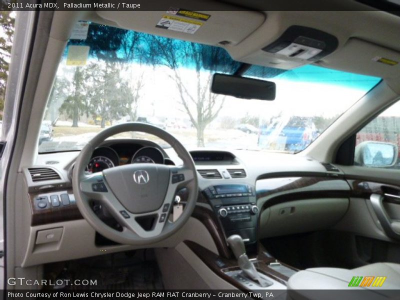 Palladium Metallic / Taupe 2011 Acura MDX