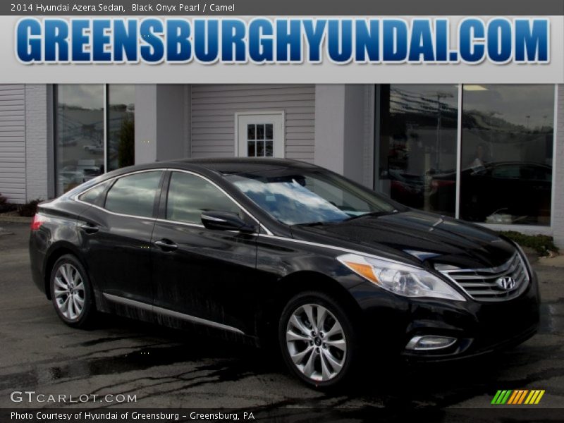 Black Onyx Pearl / Camel 2014 Hyundai Azera Sedan