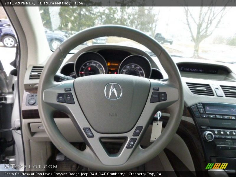 Palladium Metallic / Taupe 2011 Acura MDX