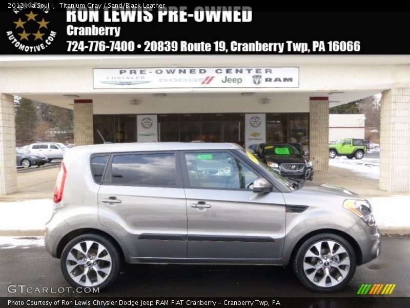 Titanium Gray / Sand/Black Leather 2012 Kia Soul !