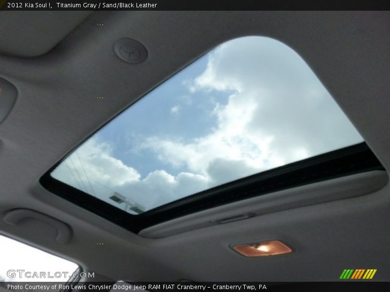 Sunroof of 2012 Soul !