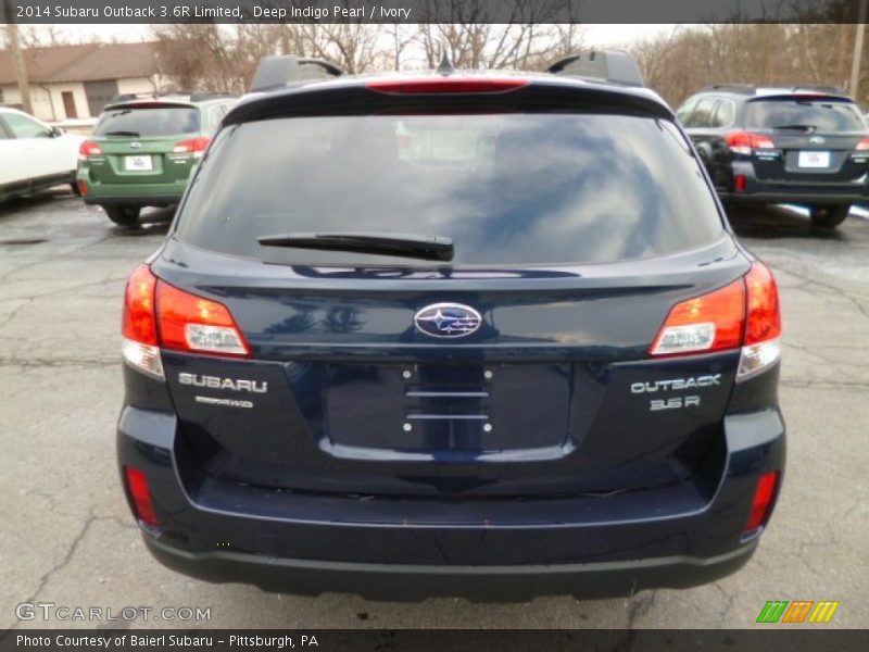 Deep Indigo Pearl / Ivory 2014 Subaru Outback 3.6R Limited