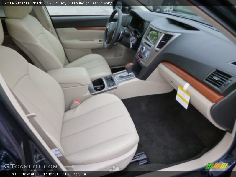 Front Seat of 2014 Outback 3.6R Limited