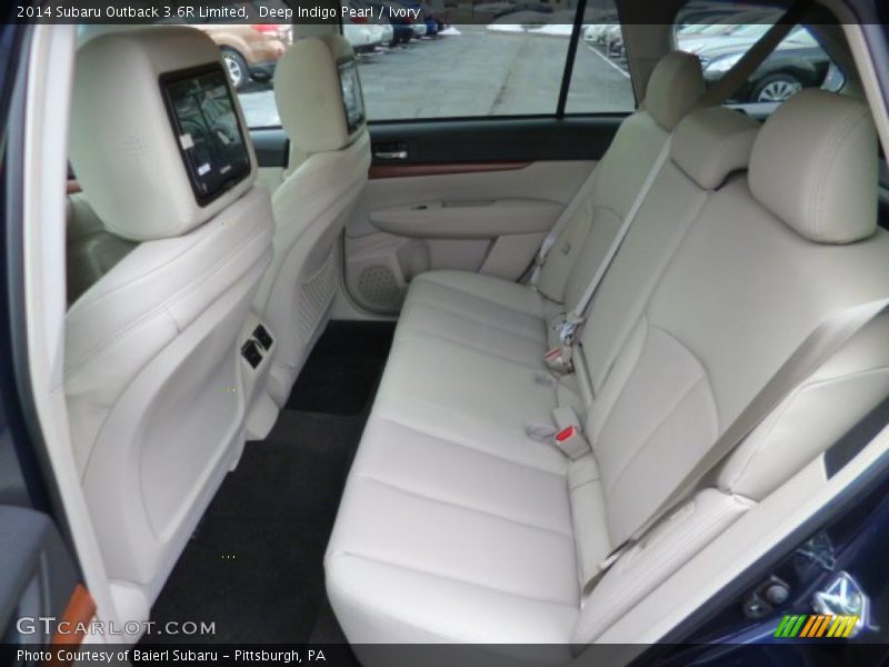 Rear Seat of 2014 Outback 3.6R Limited