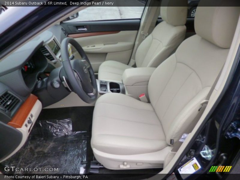 Front Seat of 2014 Outback 3.6R Limited