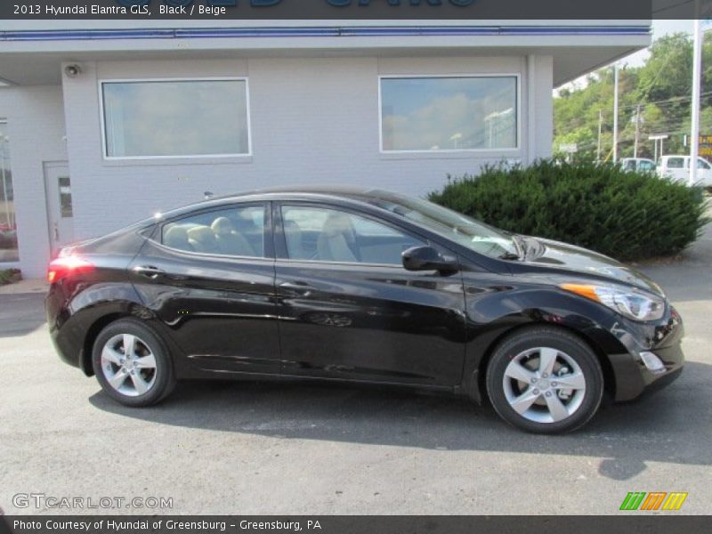 Black / Beige 2013 Hyundai Elantra GLS