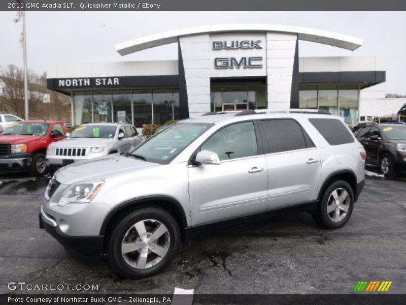 Quicksilver Metallic / Ebony 2011 GMC Acadia SLT