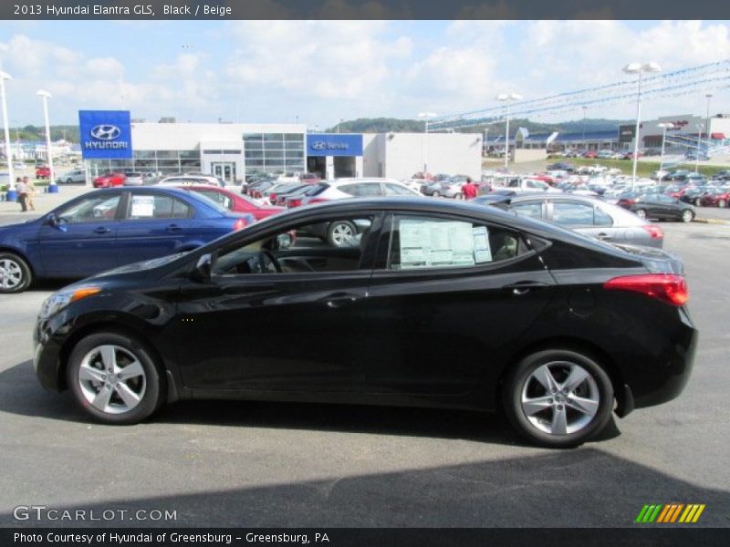 Black / Beige 2013 Hyundai Elantra GLS