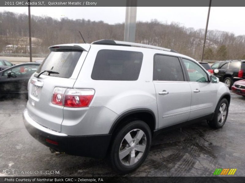 Quicksilver Metallic / Ebony 2011 GMC Acadia SLT