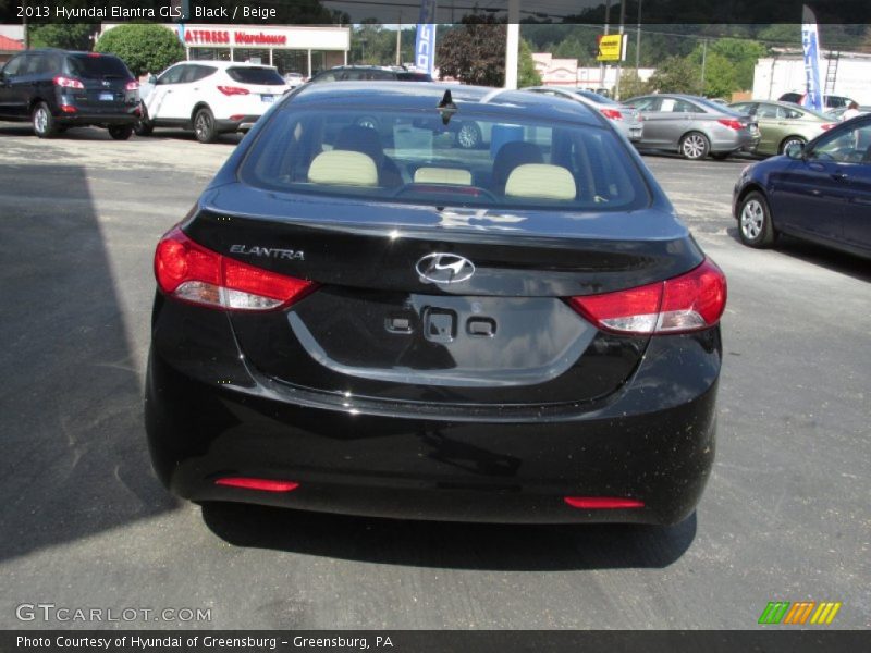 Black / Beige 2013 Hyundai Elantra GLS