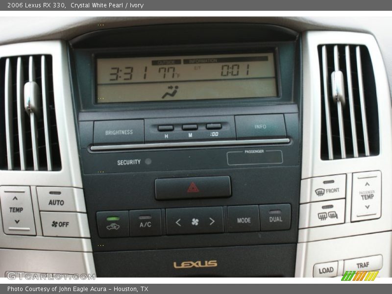 Crystal White Pearl / Ivory 2006 Lexus RX 330