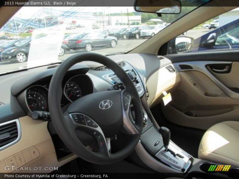 Black / Beige 2013 Hyundai Elantra GLS
