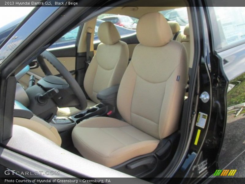 Black / Beige 2013 Hyundai Elantra GLS