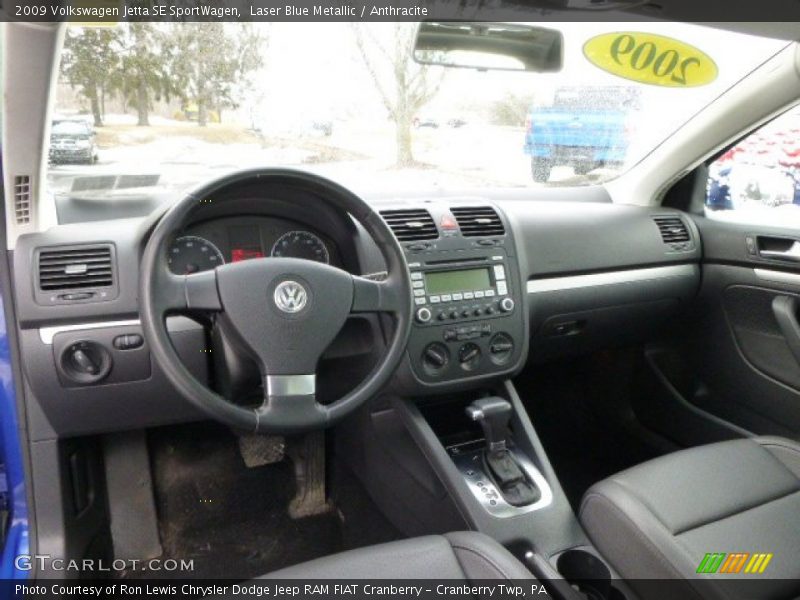 Laser Blue Metallic / Anthracite 2009 Volkswagen Jetta SE SportWagen