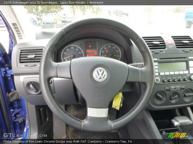 Laser Blue Metallic / Anthracite 2009 Volkswagen Jetta SE SportWagen