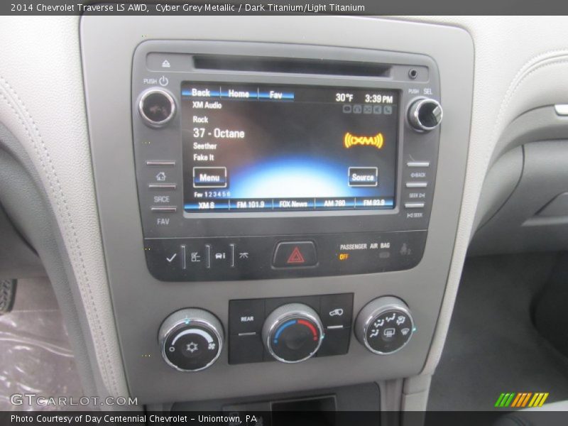 Cyber Grey Metallic / Dark Titanium/Light Titanium 2014 Chevrolet Traverse LS AWD