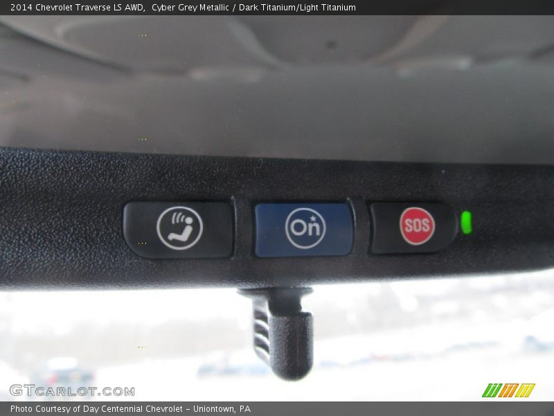 Cyber Grey Metallic / Dark Titanium/Light Titanium 2014 Chevrolet Traverse LS AWD