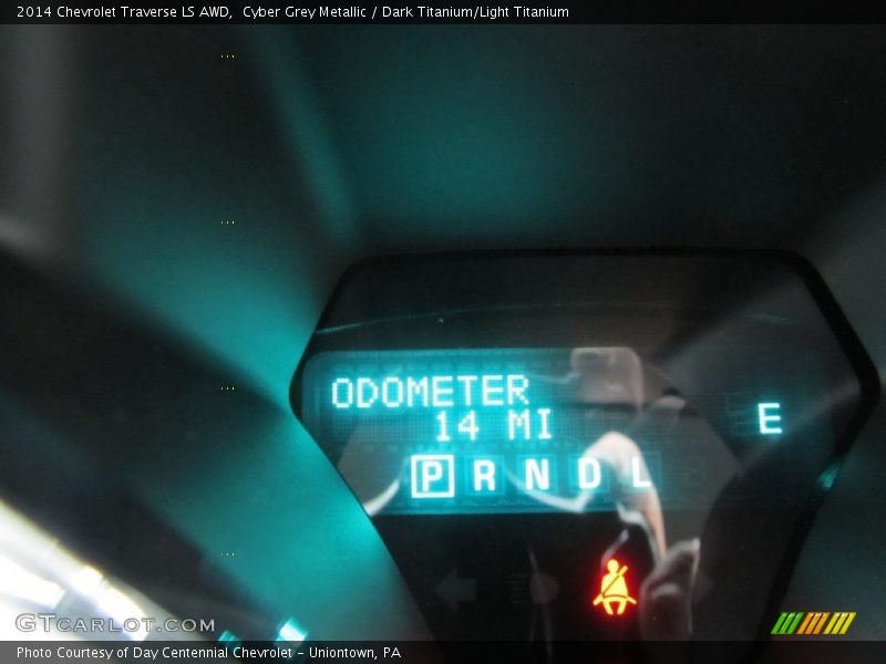 Cyber Grey Metallic / Dark Titanium/Light Titanium 2014 Chevrolet Traverse LS AWD
