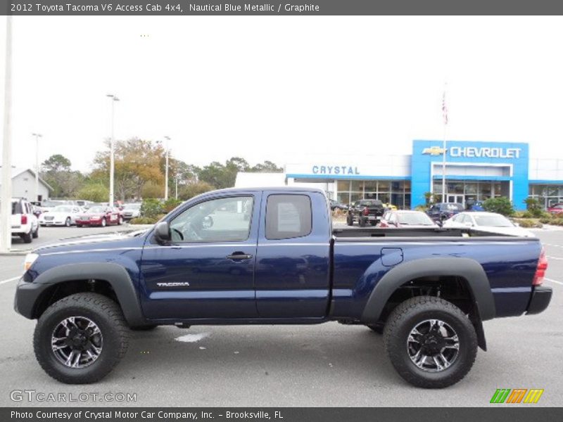 Nautical Blue Metallic / Graphite 2012 Toyota Tacoma V6 Access Cab 4x4