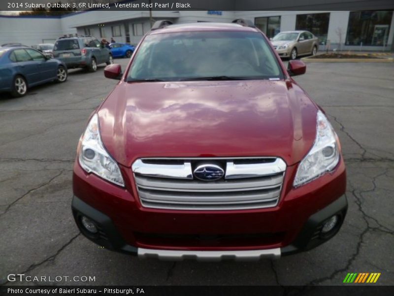 Venetian Red Pearl / Black 2014 Subaru Outback 3.6R Limited