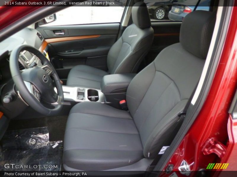 Venetian Red Pearl / Black 2014 Subaru Outback 3.6R Limited