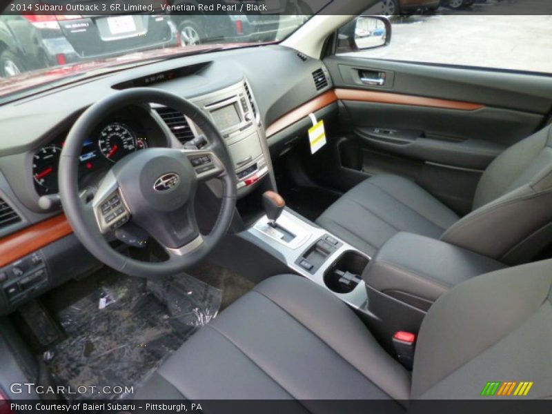 Venetian Red Pearl / Black 2014 Subaru Outback 3.6R Limited