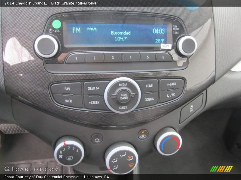 Black Granite / Silver/Silver 2014 Chevrolet Spark LS