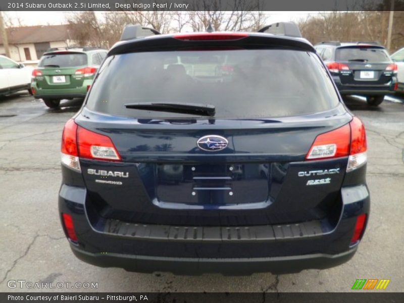 Deep Indigo Pearl / Ivory 2014 Subaru Outback 2.5i Limited