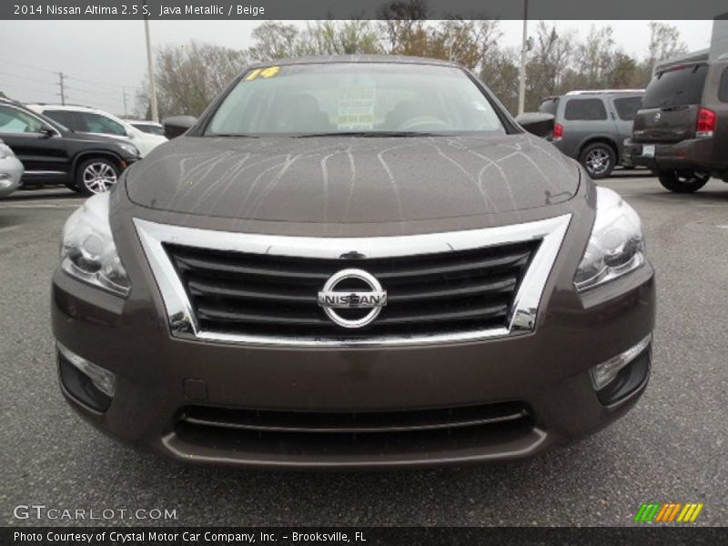 Java Metallic / Beige 2014 Nissan Altima 2.5 S