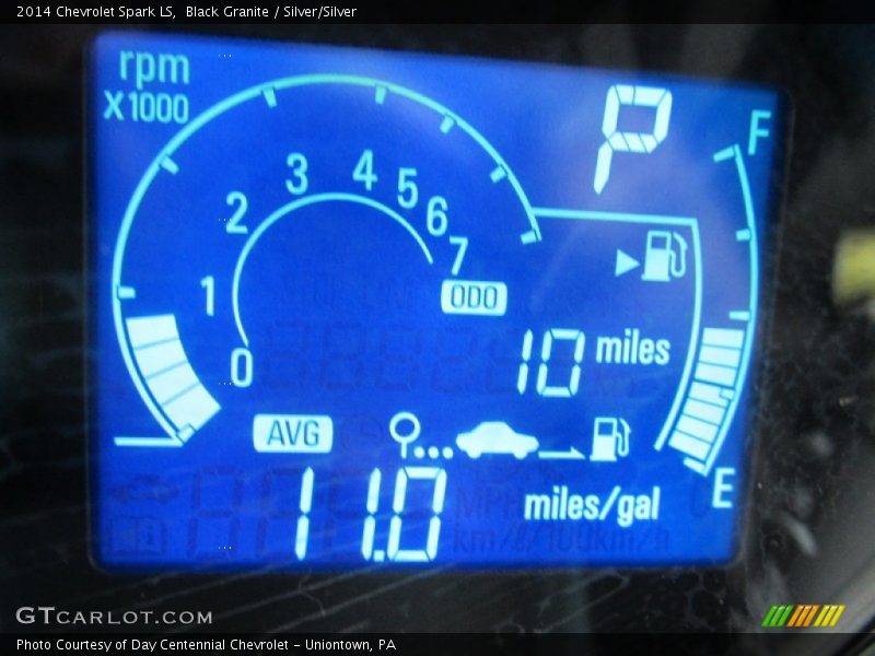 Black Granite / Silver/Silver 2014 Chevrolet Spark LS