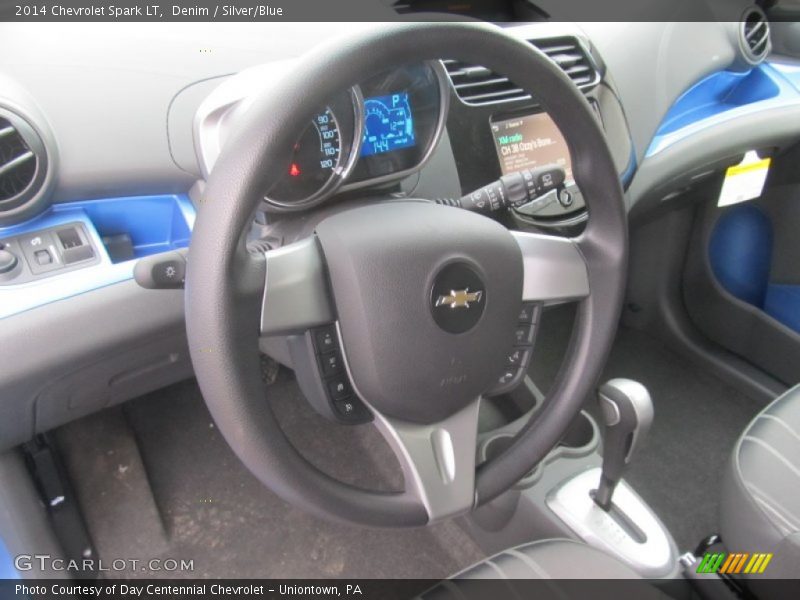Denim / Silver/Blue 2014 Chevrolet Spark LT
