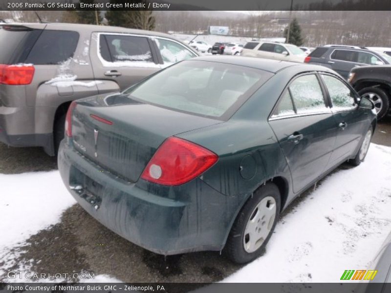 Emerald Green Metallic / Ebony 2006 Pontiac G6 Sedan