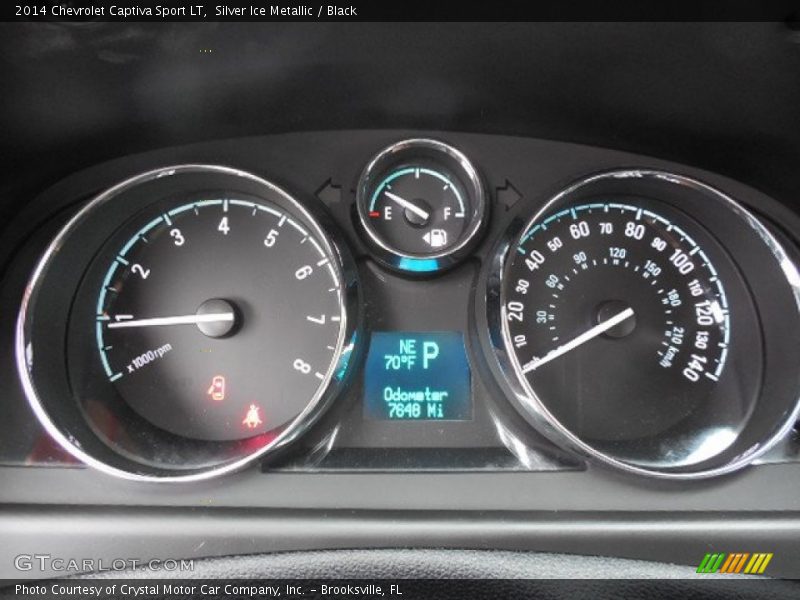 Silver Ice Metallic / Black 2014 Chevrolet Captiva Sport LT