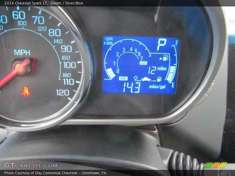 Denim / Silver/Blue 2014 Chevrolet Spark LT