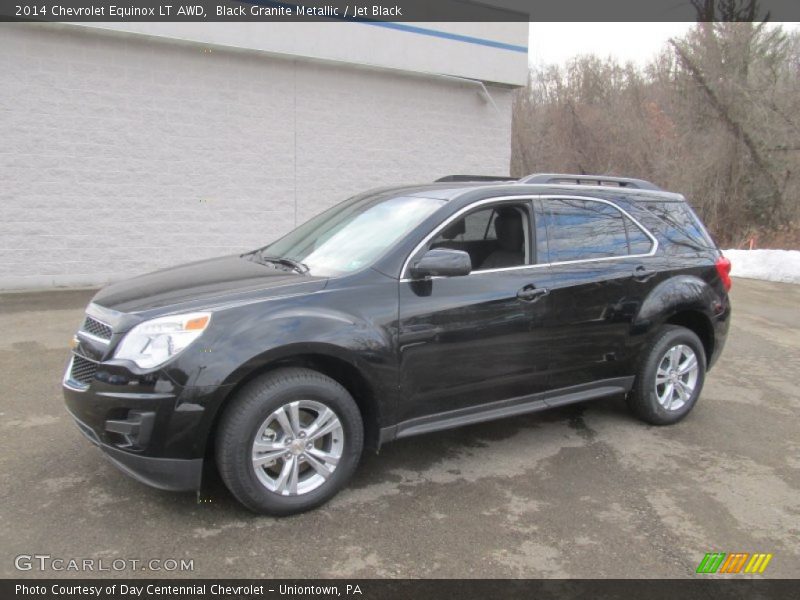 Black Granite Metallic / Jet Black 2014 Chevrolet Equinox LT AWD