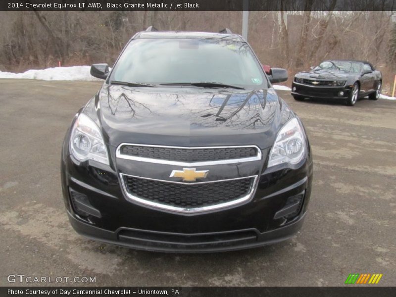 Black Granite Metallic / Jet Black 2014 Chevrolet Equinox LT AWD