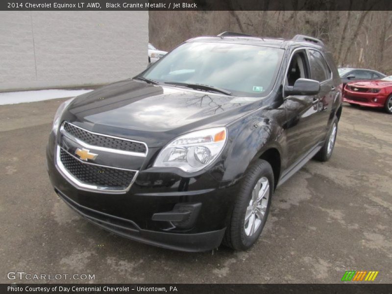 Black Granite Metallic / Jet Black 2014 Chevrolet Equinox LT AWD