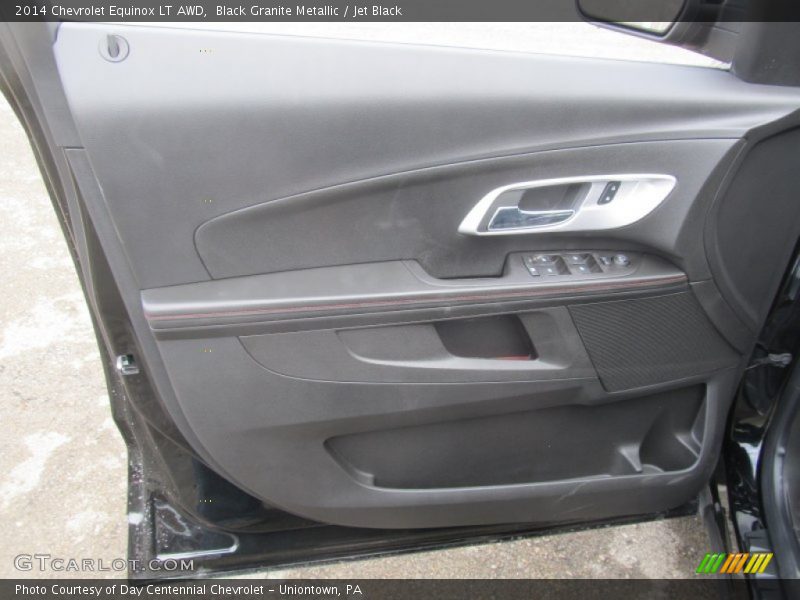 Black Granite Metallic / Jet Black 2014 Chevrolet Equinox LT AWD