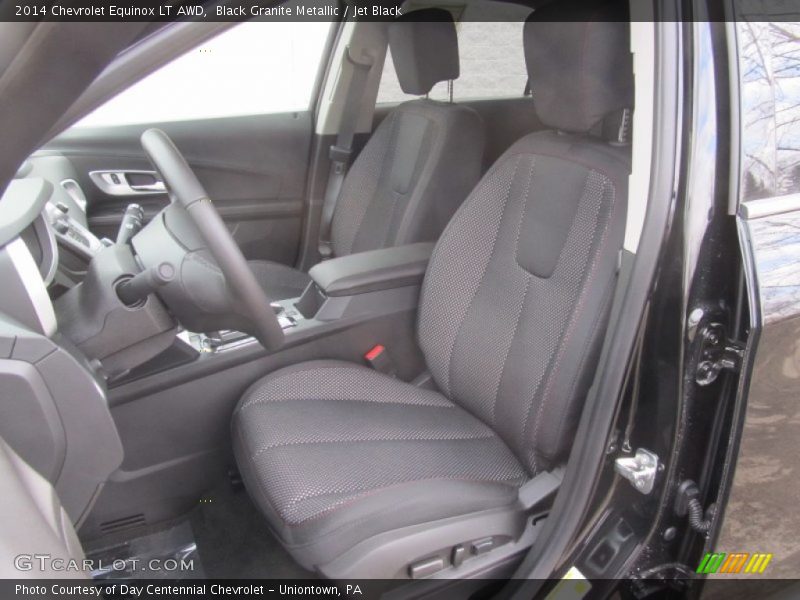 Black Granite Metallic / Jet Black 2014 Chevrolet Equinox LT AWD