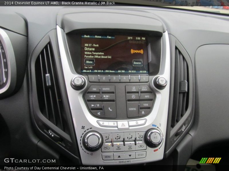 Black Granite Metallic / Jet Black 2014 Chevrolet Equinox LT AWD