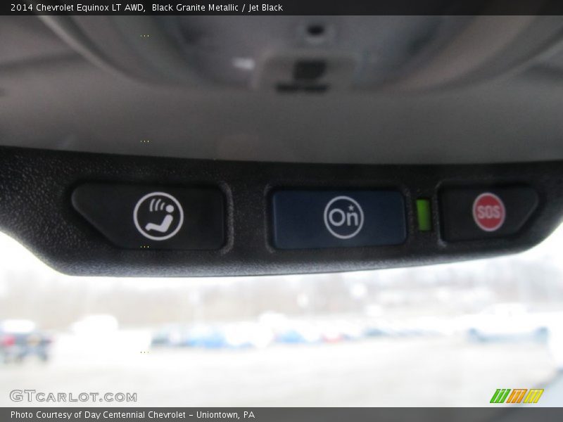 Black Granite Metallic / Jet Black 2014 Chevrolet Equinox LT AWD