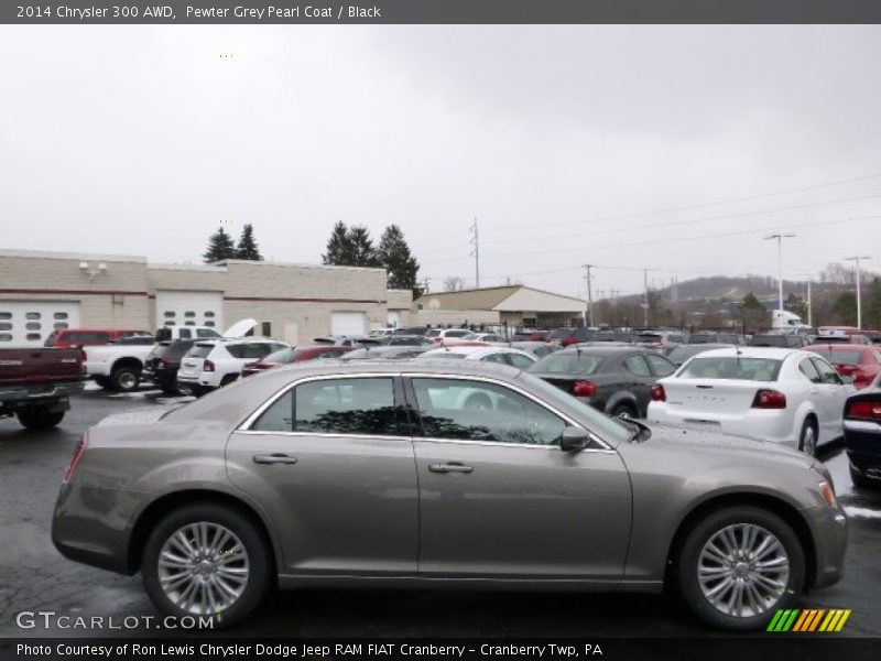 Pewter Grey Pearl Coat / Black 2014 Chrysler 300 AWD