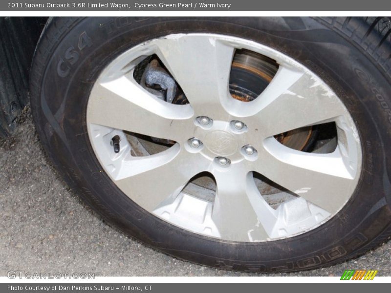 Cypress Green Pearl / Warm Ivory 2011 Subaru Outback 3.6R Limited Wagon