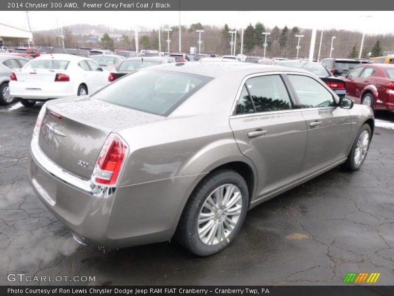 Pewter Grey Pearl Coat / Black 2014 Chrysler 300 AWD