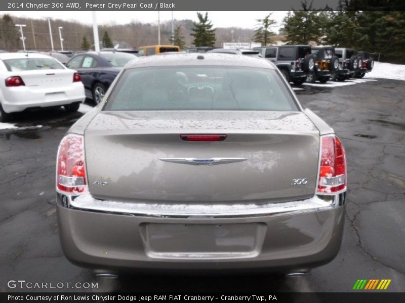 Pewter Grey Pearl Coat / Black 2014 Chrysler 300 AWD